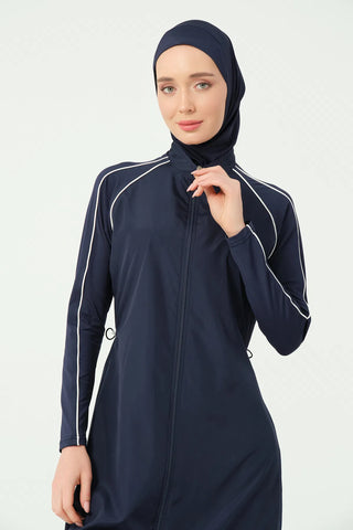 Sporty Long Modest Swimsuit