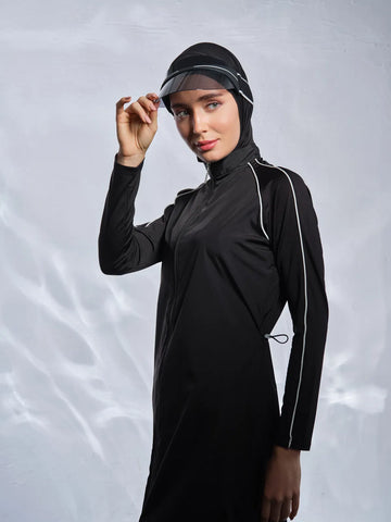 Sporty Long Modest Swimsuit