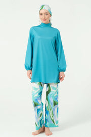 Morena Pattern Modest Swimsuit