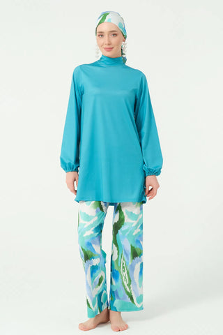 Morena Pattern Modest Swimsuit