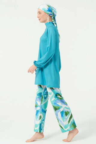 Morena Pattern Modest Swimsuit