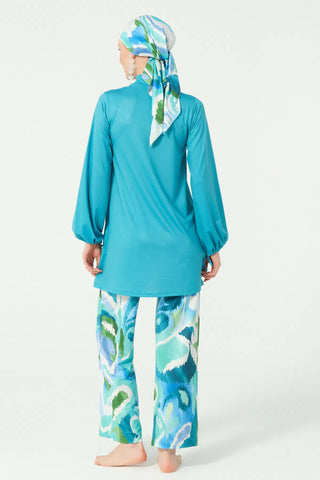 Morena Pattern Modest Swimsuit