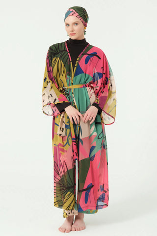 Nerina Belted Chiffon Pareo