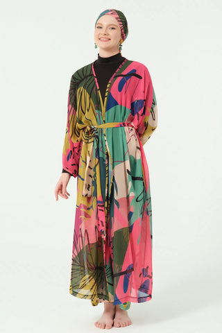Nerina Belted Chiffon Pareo