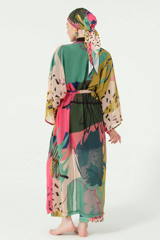 Nerina Belted Chiffon Pareo