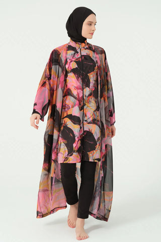 Peta Belted Chiffon Pareo