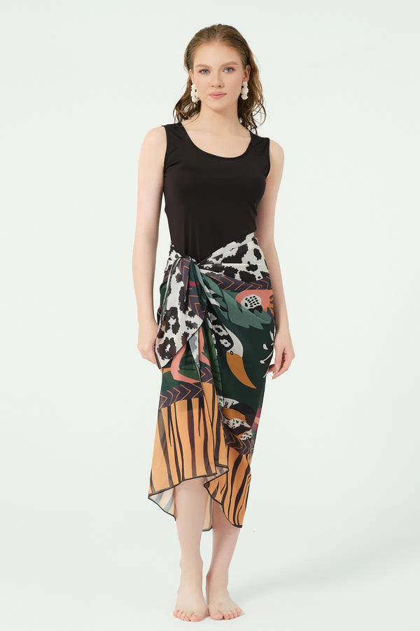 Coco Patterned Skirt Pareo