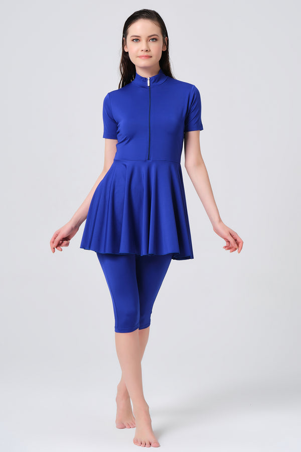 half-sleeve-semi-covered-swimsuit