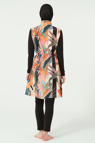 Nature Pattern Modest Swimsuit