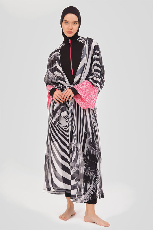 flamingo-patterned-pareo