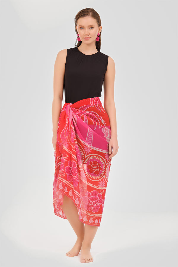 floral-print-skirt-pareo