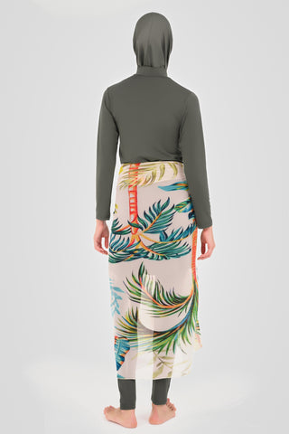 Spruce Patterned Skirt Pareo